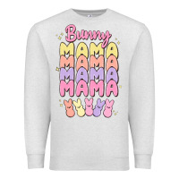 Oatmeal Heather bunny mama Premium Sweatshirt - MaliasSmallBusiness