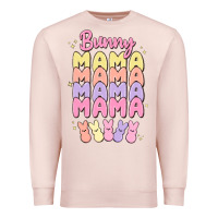 Pale Pink bunny mama Premium Sweatshirt - MaliasSmallBusiness