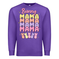 Purple bunny mama Premium Sweatshirt - MaliasSmallBusiness