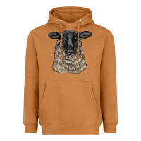 Meerkat Suffolk Sheep Head Heavyweight Hoodie - LillyAllenDesigns