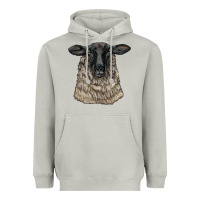 Moon Dust Suffolk Sheep Head Heavyweight Hoodie - LillyAllenDesigns