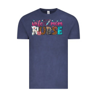 Vintage Denim wife mom nurse Vintage Tee - texasbilliewilder
