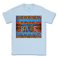 Dusty Blue american babe tumbler Classic Tee - HRA Design Shop