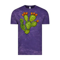 Cloud Purple cactus Vintage Tee - BarkalooDesign
