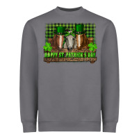 Storm happy st. patrick's day horses with leprechaun hat and bandana Heavyweight Sweatshirt - RanaPortraitStore
