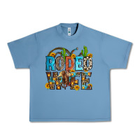 Pebble Blue rodeo wife Urban Heavy Tee - Zillion Design Studio