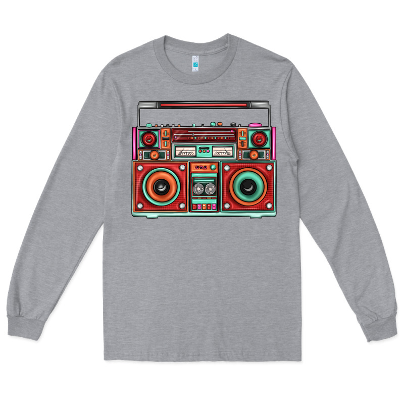 Boombox Long Sleeve Tee by FaDigitalArtStudio | Teevron