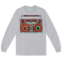 Moon Dust Boombox Long Sleeve Tee - FaDigitalArtStudio