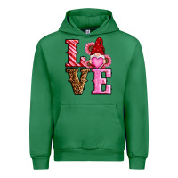 Emerald love valentines day gnomes Urban Hoodie - RanaPortraitStore