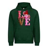 Forest Green love valentines day gnomes Urban Hoodie - RanaPortraitStore