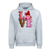 Heather Grey love valentines day gnomes Urban Hoodie - RanaPortraitStore