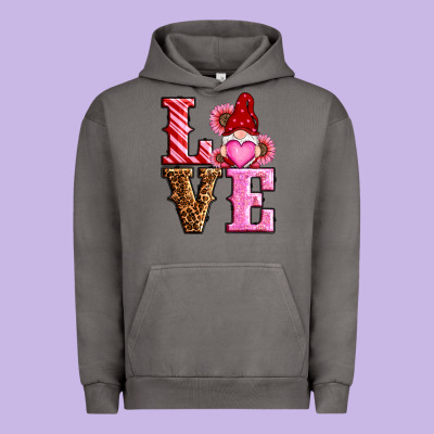 Love Valentines Day Gnomes Urban Hoodie Designed By Ranaportraitstore