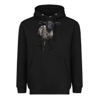 Black suffolk baby sheep Heavyweight Hoodie - LillyAllenDesigns