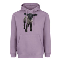 Lavender suffolk baby sheep Heavyweight Hoodie - LillyAllenDesigns