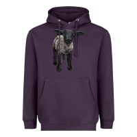 Plum suffolk baby sheep Heavyweight Hoodie - LillyAllenDesigns