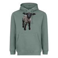 Sage suffolk baby sheep Heavyweight Hoodie - LillyAllenDesigns