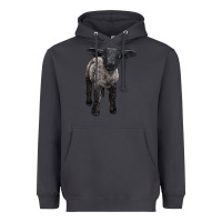 Smoke suffolk baby sheep Heavyweight Hoodie - LillyAllenDesigns