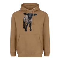 Toasted Coconut suffolk baby sheep Heavyweight Hoodie - LillyAllenDesigns