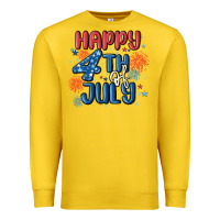 Lemon happy 4th of july Premium Sweatshirt - MaliasSmallBusiness