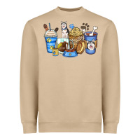 Mushroom siberian husky coffee cups Heavyweight Sweatshirt - Zillion Design Studio
