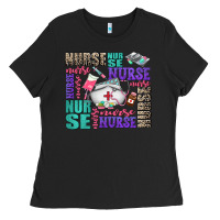 Nurse Nurse Nurse With Nurse Element Ladies Tee | Teevron