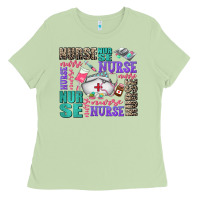 Matcha nurse nurse nurse with nurse element Ladies Tee - AdoDesignShop