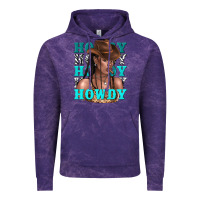 Cloud Purple howdy howdy black girl Vintage Hoodie - texasbilliewilder