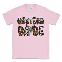 Bubblegum Pink western babe Classic Tee - CowhideDigitalArt