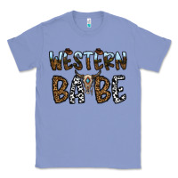 Colony Blue western babe Classic Tee - CowhideDigitalArt