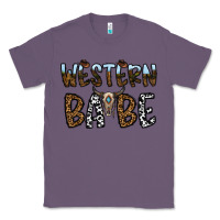 Lavender western babe Classic Tee - CowhideDigitalArt