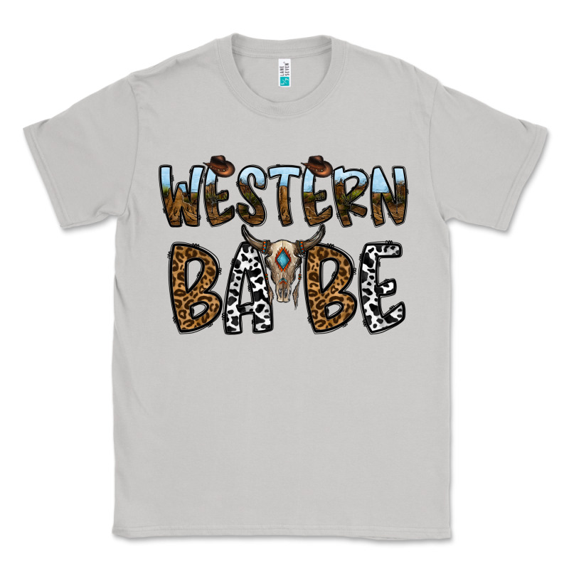 Western Babe Classic Tee by CowhideDigitalArt | Teevron