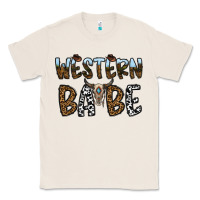 Natural western babe Classic Tee - CowhideDigitalArt