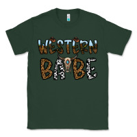 Sports Green western babe Classic Tee - CowhideDigitalArt