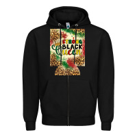 Black strong black queen 12 oz can cooler (regular) Zipper Hoodie - Artiststas