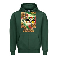 Sports Green strong black queen 12 oz can cooler (regular) Zipper Hoodie - Artiststas