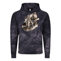 Cloud Black Wolf skull Vintage Hoodie - RanaPortraitStore