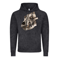 Vintage Black Wolf skull Vintage Hoodie - RanaPortraitStore