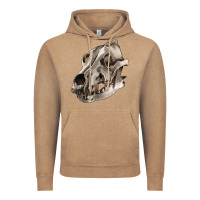 Vintage Coffee Wolf skull Vintage Hoodie - RanaPortraitStore