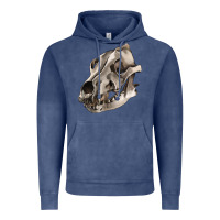 Vintage Denim Wolf skull Vintage Hoodie - RanaPortraitStore
