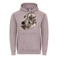 Vintage Zinc Wolf skull Vintage Hoodie - RanaPortraitStore