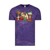 Cloud Purple dominican republic coffee cups Vintage Tee - Zillion Design Studio