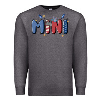 Charcoal Heather 4th july mini Premium Sweatshirt - MaliasSmallBusiness
