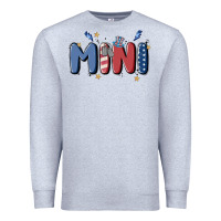 Heather Grey 4th july mini Premium Sweatshirt - MaliasSmallBusiness