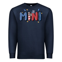Navy 4th july mini Premium Sweatshirt - MaliasSmallBusiness