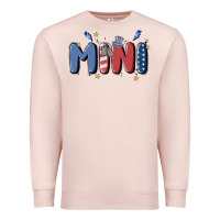 Pale Pink 4th july mini Premium Sweatshirt - MaliasSmallBusiness
