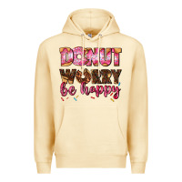 Pina Colada donut worry be happy Premium Hoodie - AdoDesignShop