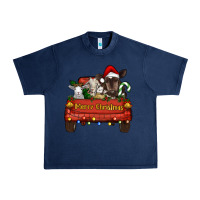 Navy merry christmas truck animals Urban Heavy Tee - RanaPortraitStore