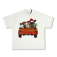 Pistachio merry christmas truck animals Urban Heavy Tee - RanaPortraitStore