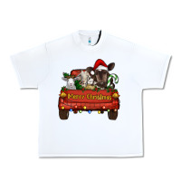 White merry christmas truck animals Urban Heavy Tee - RanaPortraitStore