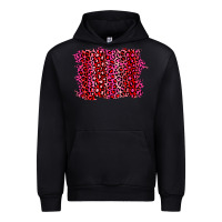 Black pink leopard background Urban Hoodie - RanaPortraitStore